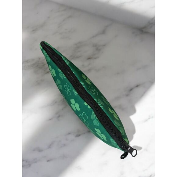 St. Patrick's Day Shamrock 4 Leaf Clover Cosmetic Bag - Picture 3 of 3
